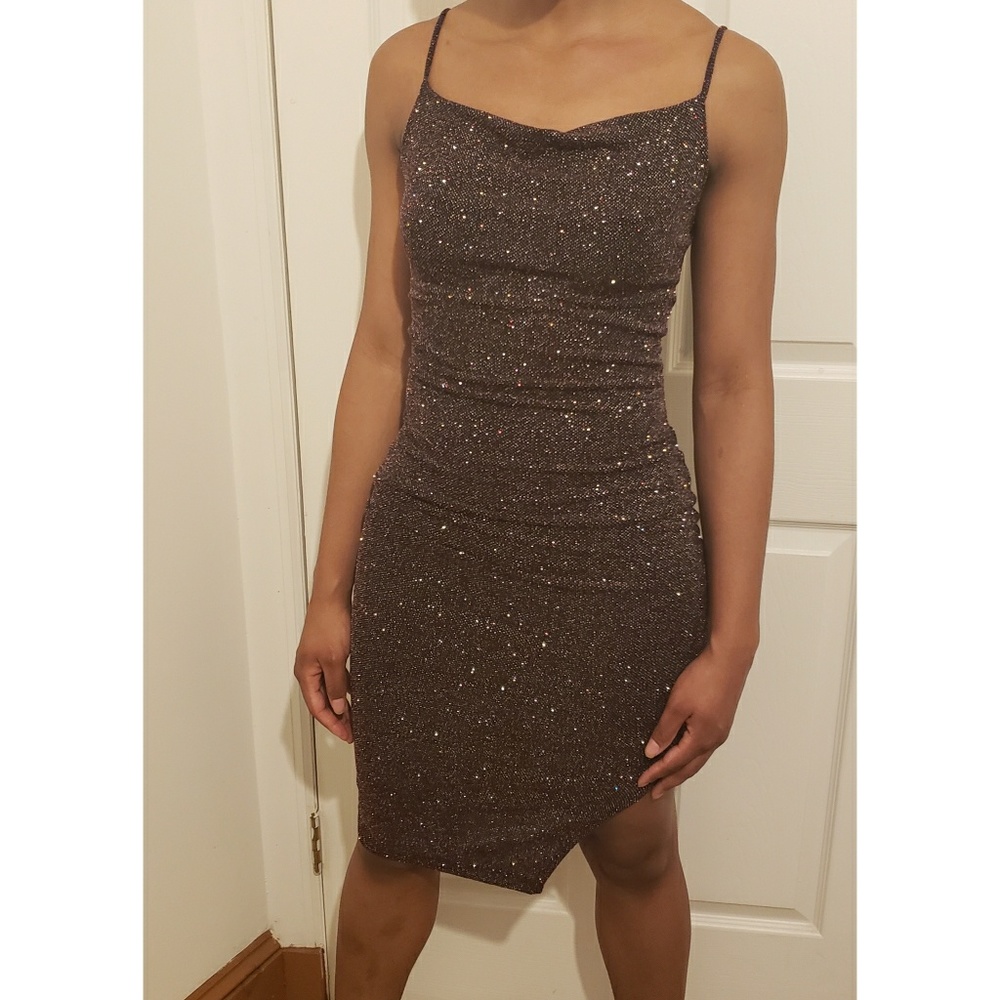 MEEK Strappy dress w/ split